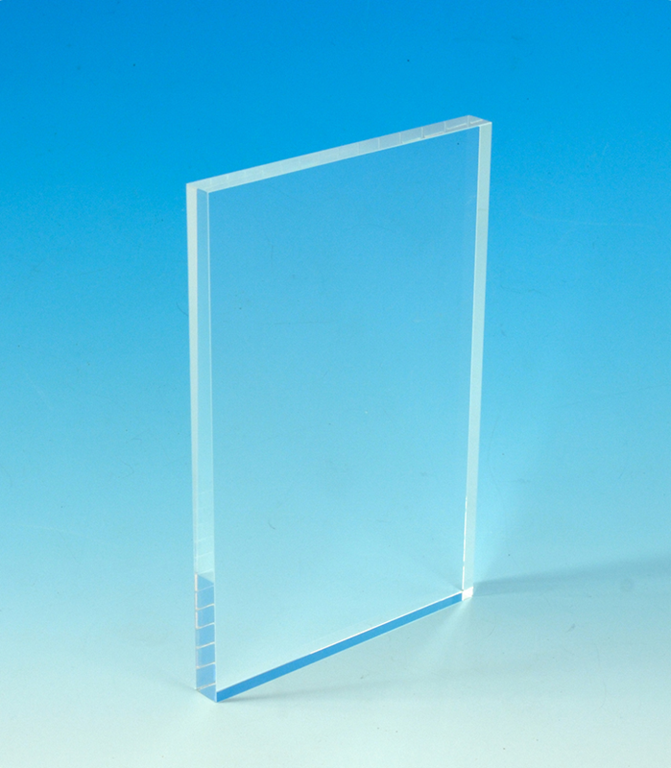 Clear Cast Acrylic Block Polished Hobarts