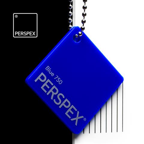 3.0mm Blue (mid blue) Perspex® cast acrylic