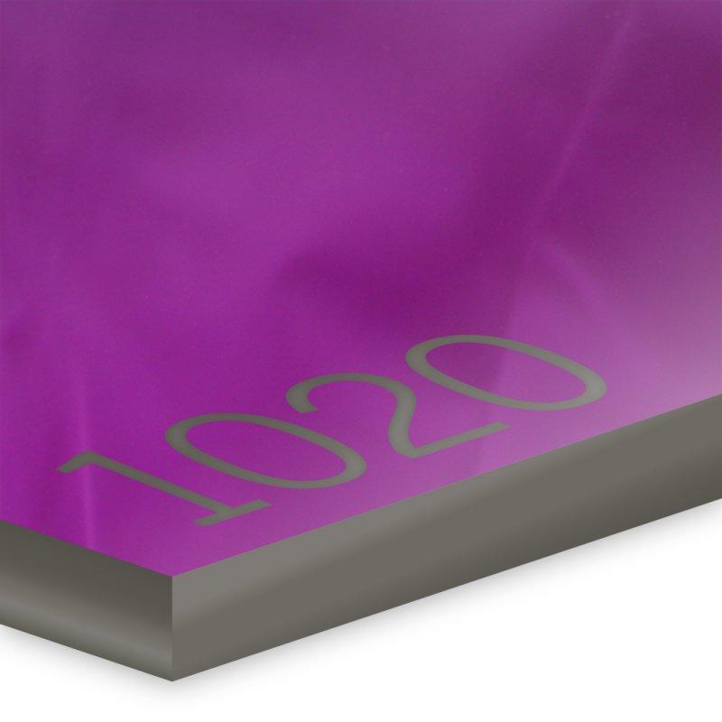 3.0mm Purple Plaskolite® mirror extruded acrylic