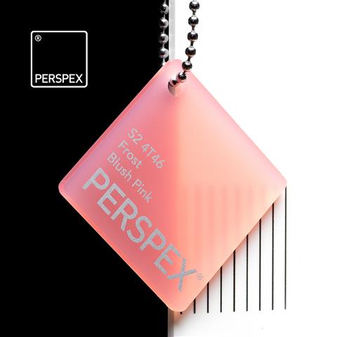3.0mm Blush pink Perspex® Frost