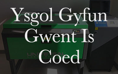 New Welsh School Ysgol Gyfun Gwent Is Coed needed a laser cutter for their new building