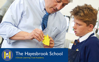 The Hayesbrook School purchase first laser cutter from Hobarts