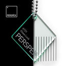 Perspex® Green Edge Glass-Look cast acrylic