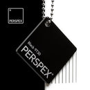 Black Perspex® cast acrylic 9T30