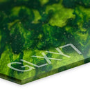 3mm Emerald Comet glitter acrylic from our Galaxy range