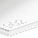 1.6mm Clear on white LaserREVERSE laser engraving laminate ref 902