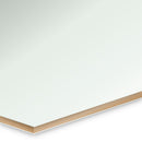 3.5mm MDF Coated White GLOSS for Sublimation printing (black reverse)