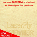 3.0mm LaserPlyPREMIER Economy - Finnish Birch Plywood grade BR/BR