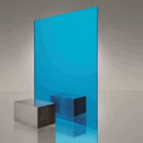 3.0mm Light Blue Plaskolite® mirrored extruded acrylic