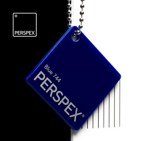 3.0mm Blue (dark blue) Perspex® cast acrylic