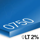 3.0mm Blue (mid blue) Perspex® cast acrylic