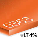 3.0mm Orange Perspex® cast acrylic
