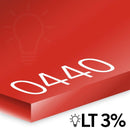 3.0mm Red (mid red) Perspex® cast acrylic