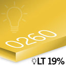 3.0mm Yellow Perspex® cast acrylic