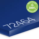 Example of Blue Greencast recycled acrylic