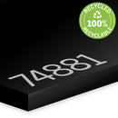 Example of Black Greenest recycled acrylic