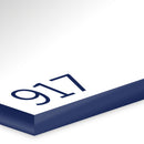 1.6mm White (matt) on blue laser engraving laminate ref 917