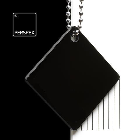 Perspex®re Black Cast acrylic 100% Recycled