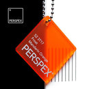 3.0mm Mandarin orange Perspex® Frost