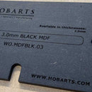 3.0mm Laser grade BLACK MDF